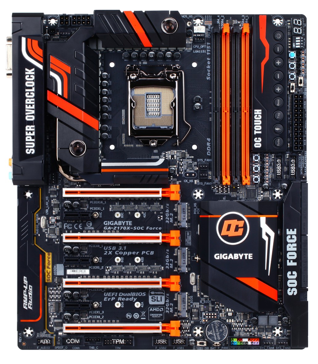 Gigabyte Z170 Super Overclock And Ultra Durable Intel Skylake Z170